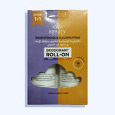 إنفينيتي رول اون مزيل رائحة العرق وتفتيح البشره برائحة العود 80 مل +إنفينيتي رول اون مزيل رائحة العرق وتفتيح البشره برائحة التوت 80 مل - Nabda Egypt